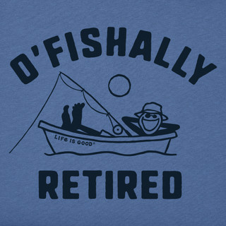 Thumbnail 4: Life is Good Life Is Good Men's O'Fishally Retired Crusher Tee 