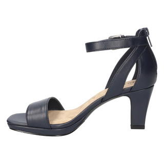 Thumbnail 4: Easy Street Easy Street Womens Ro Square Toe Heeled Sandals 