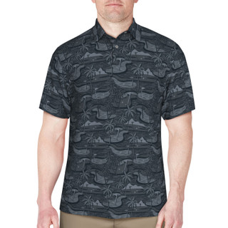 Thumbnail 2: PGA TOUR PGA TOUR Mens Freeform Golf Print Polo 