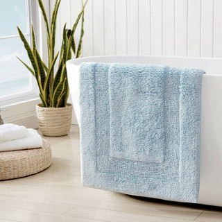 Thumbnail 2: TOMMY BAHAMA Long Branch Reversible Cotton Tufted Bath Rug 