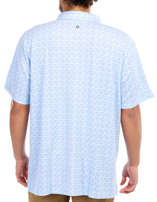 Thumbnail 4: Ben Sherman Ben Sherman Men's Geometric Print Short Sleeve Sport Polo 