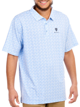 Thumbnail 6: Ben Sherman Ben Sherman Men's Geometric Print Short Sleeve Sport Polo 