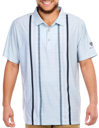 Thumbnail 2: Ben Sherman Ben Sherman Men's Stripe Print Short Sleeve Sport Polo 