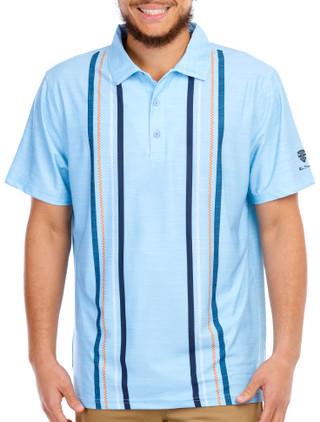 Thumbnail 2: Ben Sherman Ben Sherman Men's Stripe Print Short Sleeve Sport Polo 