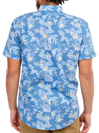Thumbnail 4: IZOD IZOD Mens Saltwater Dockside Short Sleeve Buttoned Shirt 