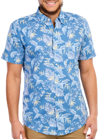 Thumbnail 2: IZOD IZOD Mens Saltwater Dockside Short Sleeve Buttoned Shirt 
