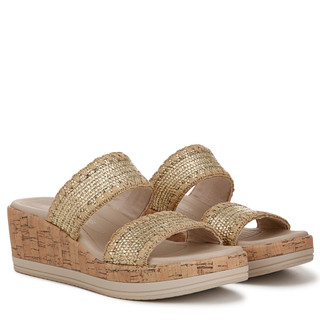 Thumbnail 1: LifeStride LifeStride Womens Resort Peep Toe Wedge Sandals 