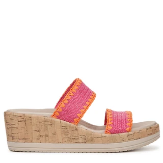 Thumbnail 3: LifeStride LifeStride Womens Resort Peep Toe Wedge Sandals 