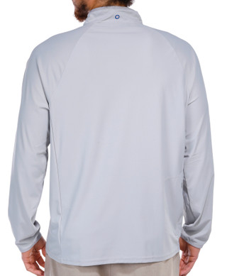 Thumbnail 6: Ben Sherman Ben Sherman Men's Solid Pique Long Sleeve Quarter Zip Top 