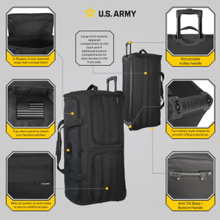 Thumbnail 30: US ARMY U.S. Army ROMEO 36 in. Tactical Rolling Duffel 