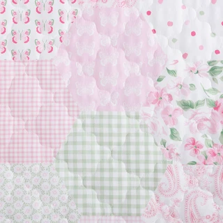 Thumbnail 18: Laura Ashley Laura Ashley Kids Ellyn Microfiber Reversible Quilt Set 