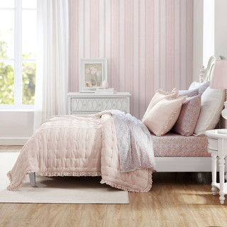 Thumbnail 9: Laura Ashley Laura Ashley Hailee Microfiber Reversible Quilt Set 
