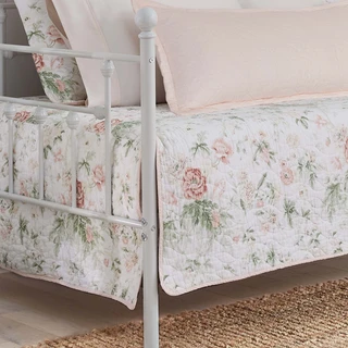Thumbnail 8: Laura Ashley Laura Ashley Breezy 4 Pc Quilted Daybed Cover Set 