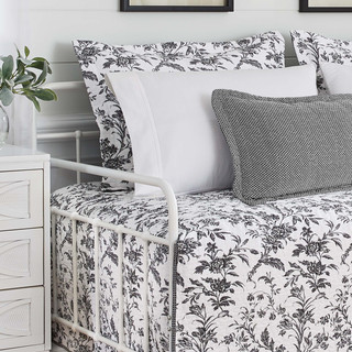 Thumbnail 6: Laura Ashley Laura Ashley Amberley 4 Pc Quilted Daybed Cover Set 