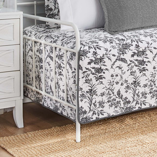 Thumbnail 8: Laura Ashley Laura Ashley Amberley 4 Pc Quilted Daybed Cover Set 