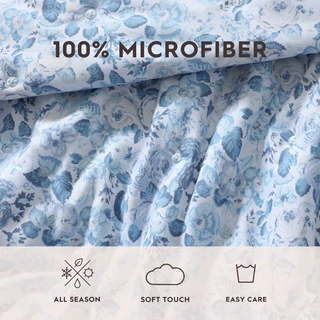 Thumbnail 32: Laura Ashley Laura Ashley Quartet Microfiber Reversible Quilt Set 
