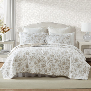 Thumbnail 1: Laura Ashley Laura Ashley Walled Garden Reversible Quilt Set 