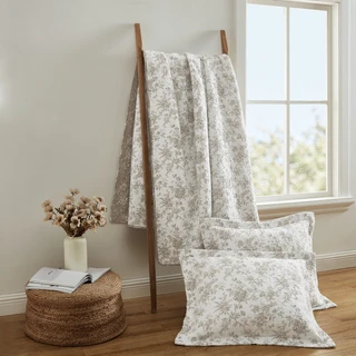 Thumbnail 20: Laura Ashley Laura Ashley Walled Garden Reversible Quilt Set 