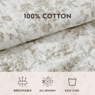 Thumbnail 40: Laura Ashley Laura Ashley Walled Garden Reversible Quilt Set 