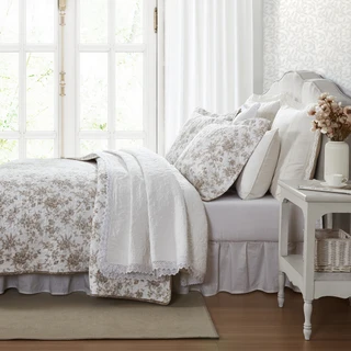 Thumbnail 16: Laura Ashley Laura Ashley Walled Garden Reversible Quilt Set 