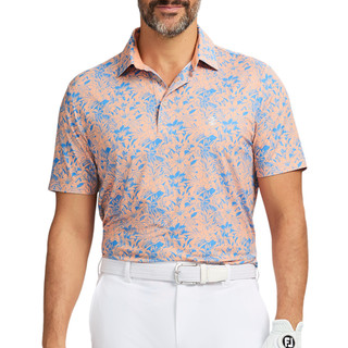 Thumbnail 1: Izod Golf IZOD Golf Mens Floral Print Polo Shirt 