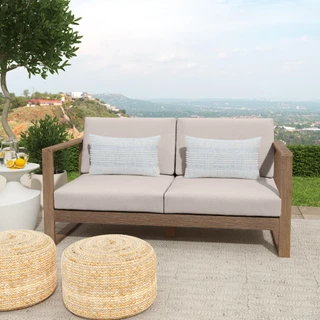 Thumbnail 1: Linon Linon Silas Natural 2-Seater Sofa 