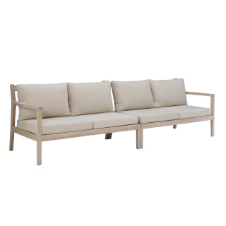 Thumbnail 4: Linon Linon Teagon Beige Natural Loveseat Set Of 2 