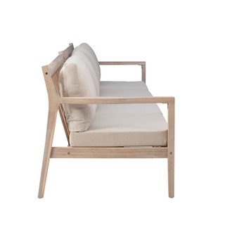 Thumbnail 8: Linon Linon Teagon Beige Natural Loveseat Set Of 2 