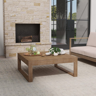 Thumbnail 2: Linon Linon Silas Natural Coffee Table 