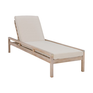 Thumbnail 4: Linon Linon Teagon Beige Natural Single Chaise Lounger 