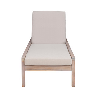 Thumbnail 6: Linon Linon Teagon Beige Natural Single Chaise Lounger 