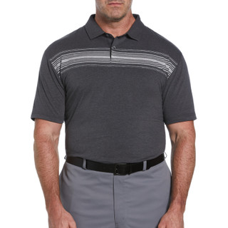 Thumbnail 2: PGA TOUR PGA Tour Mens Big & Tall Stripe Print Golf Polo 