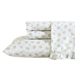 Thumbnail 2: Laura Ashley Laura Ashley 2 Pc. Roseford Standard Pillowcase Set 