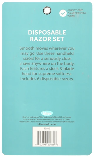 Thumbnail 4: Bliss Bliss 6-Pc. Disposable Razor Set 