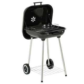 Thumbnail 10: MASTER COOK Master Cook 18 in. Square Porcelain Enameled Charcoal Grill 