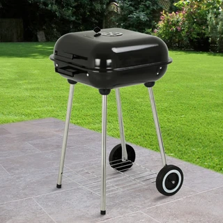 Thumbnail 2: MASTER COOK Master Cook 18 in. Square Porcelain Enameled Charcoal Grill 