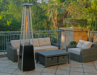 Thumbnail 12: HEAT MAXX Heat Maxx Four Sided Tower Patio Heater 
