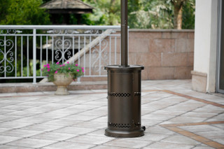 Thumbnail 10: HEAT MAXX Heat Maxx Mushroom Style Patio Heater Bronze 