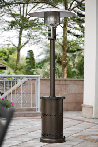 Thumbnail 16: HEAT MAXX Heat Maxx Mushroom Style Patio Heater Bronze 