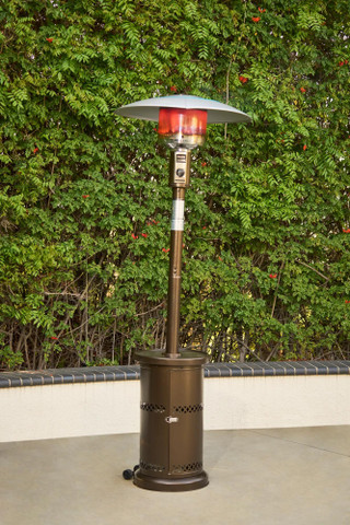 Thumbnail 2: HEAT MAXX Heat Maxx Mushroom Style Patio Heater Bronze 