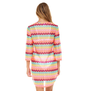 Thumbnail 4: Jordan Taylor Jordan Taylor Womens Multi V-Neck Bell Sleeve Tunic 
