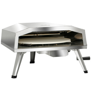 Thumbnail 4: BIG HORN Big Horn 16 in. Propane Pizza Oven With Rotating Stone 