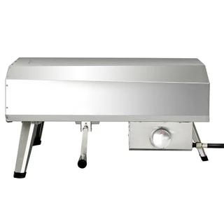 Thumbnail 8: BIG HORN Big Horn 16 in. Propane Pizza Oven With Rotating Stone 