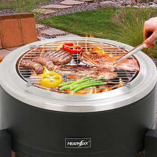 Thumbnail 22: HEAT MAXX Heat Maxx 22 in. Multi Fuel Smokeless Fire Pit 