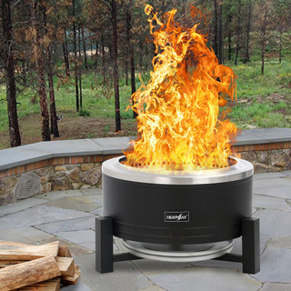 Thumbnail 2: HEAT MAXX Heat Maxx 22 in. Multi Fuel Smokeless Fire Pit 
