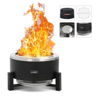 Thumbnail 18: HEAT MAXX Heat Maxx 22 in. Multi Fuel Smokeless Fire Pit 