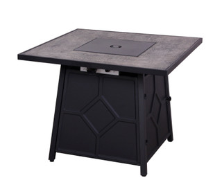 Thumbnail 4: HEAT MAXX Heat Maxx 32 in. Square Fire Pit With Stamped Steel Sides 