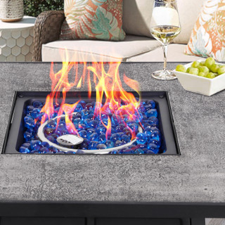 Thumbnail 20: HEAT MAXX Heat Maxx 32 in. Square Fire Pit With Stamped Steel Sides 