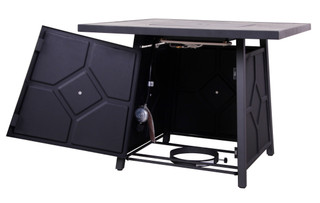 Thumbnail 14: HEAT MAXX Heat Maxx 32 in. Square Fire Pit With Stamped Steel Sides 