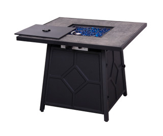 Thumbnail 10: HEAT MAXX Heat Maxx 32 in. Square Fire Pit With Stamped Steel Sides 